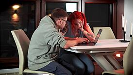 She Ditches Her Lessons to Jack Off My Cock Good