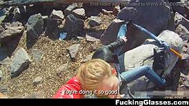 Fucking Glasses On Beach Coed