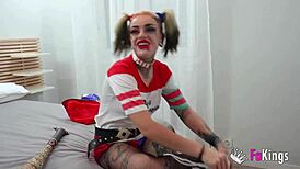 lady medusa is the nasty harley quinn shes lookin for a big cock