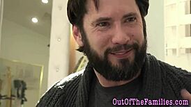 Teen Swallows Stepdad's Jizz! Intense Blowjob Action!