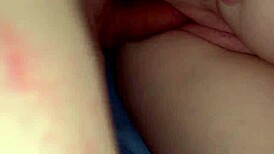 Pretty stepsister with big ass and juicy tight pussy comes to fuck after dinner, turn up the TV so parents don't hear her orgasm