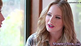 lesbian teen 18+ tribs milf in wild scissoring session with intense fingering and first-time passion!