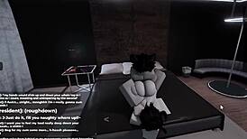 Roblox players take turns making each other submit in game