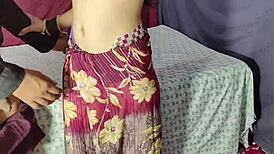 Gorgeous Young Desi Bhabhi with Big Tits Fucked Hard in Saree