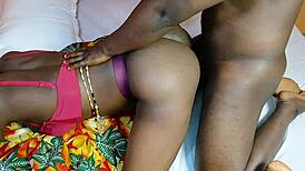 Innocent Black 19-Year-Old Gets Tight Pussy Fucked Rough By Older Boyfriend In Quickie