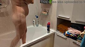 caught my stepsister bathing in the bathroom