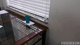 Teen Sucks Stepbro's Banana For First Time.