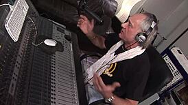 Hot Brunette Amanda Bleack Gets Holes Filled by Two Dicks in Stockings!