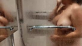 caught my stepsister bathing in the bathroom