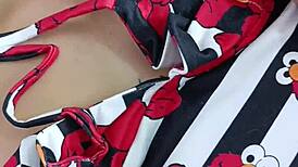 10 inch toy playing with her pussy in close-up part 1.