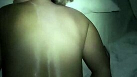 Pov massage leads to cum on bush