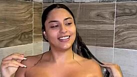 hot stepsister in bogota makes vacations awesome with big cum tits 😍