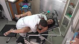 Oh man, this gynecologist totally wrecked that little slut's ass with squirting and anal creampie action 😈🍑