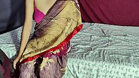 Gorgeous Young Desi Bhabhi with Big Tits Fucked Hard in Saree