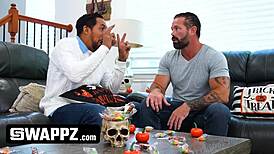 swappz halloween costume reveal ends in stepdaughter swapping orgy