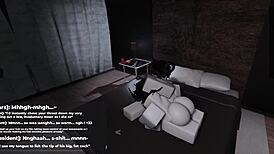 Roblox players take turns making each other submit in game