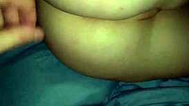 Pretty stepsister with big ass and juicy tight pussy comes to fuck after dinner, turn up the TV so parents don't hear her orgasm