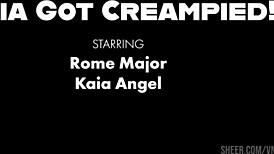 Cowgirl Riding Blonde Kaia Angel Eats Rome Major's BBC