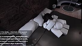 Roblox players take turns making each other submit in game