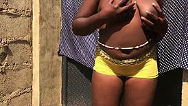 Seductive slut enjoys sunset sex with Asian and European partners in wild satisfaction