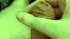 He says, 'I'm going to masturbate quickly with my big cock'