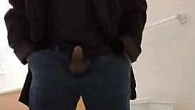 just home from work, fantasizing about wife with wet masturbation?