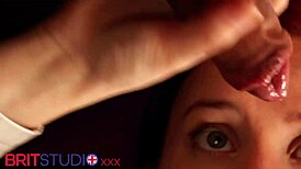 Office secretary Victoria Greene sucks ANONYMOUS COCK at the MILKING TABLE