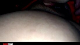 why does this big cock in my pussy feel so horny - hot brunette with juicy ass riding hard