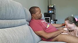 Bbws interracial encounter with big black cock cumshot on may 2