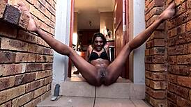 Watch this sexy Indian girl's huge pussy lips in compilation!