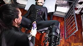 Ugh, I can't believe how Dominafire tied me up and made me squirt so hard with that strapon in our wild Asian lesbian BDSM session.