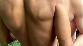 First Time Helping Stranger Cum On Trail!