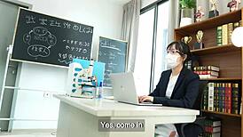 Principal Female Teacher Cheats and Gets Fucked Hard by the Poor Guy in Intense Session!