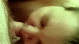 BBW Wife Sucks Cock With Intense Passion