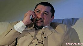 Lea Feels So Desperate for Cash She Submits to Domination in Lingerie and Stockings