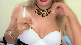 this busty transsexual has maternal milk and she's ready for some fun