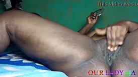 Horny bbw housewife gets fingered and pussyfucked by lucky street boy with big dick