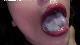 oh jesus, watch this gloryhole cumshot on face and swallow.