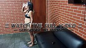 Bastidores da Mimi Pimentinha no porno - ela dá cu e ganha leite na boca 😏