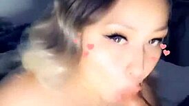 Quarantine stepmom sucks my big cock during chill