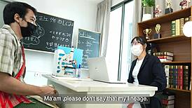 Principal Female Teacher Cheats and Gets Fucked Hard by the Poor Guy in Intense Session!