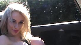 i'm chessie kay, babestation babe, wanking outdoors in the countryside.