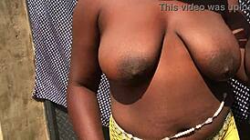 Seductive slut enjoys sunset sex with Asian and European partners in wild satisfaction