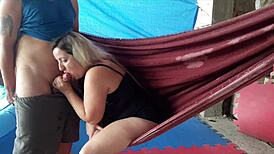 Blonde Cousin Bent Over In Doggystyle Fucking With Ass Gaping And Blowjob On The Net