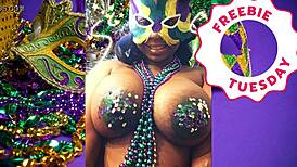 Porn Star Jessica Grabbit At Mardi Gras Event