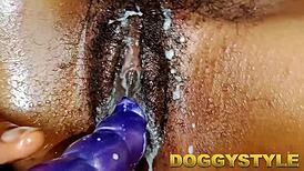 Sweet squirting from finest pussy to cum!