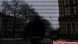 Dutch Hooker Bent Over For Doggy Cumshot?