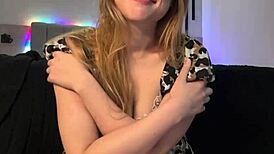 Masturbate Tight Pussy After Shower With Big Natural Tits And Shaved Pussy