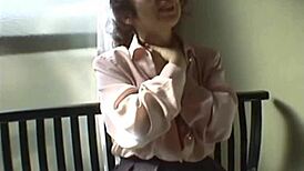 Japanese Mom Feels Intense Pleasure Masturbating Hairy Pussy With Vibrator