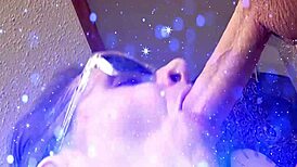 sensual sexy deep throat on 8 uncut cock